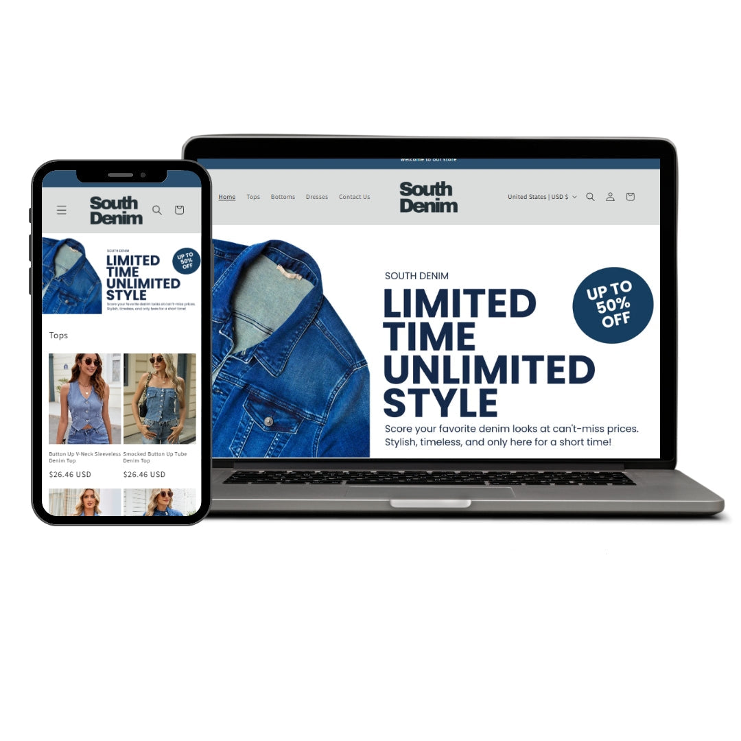 South Denim: Professional Denim & Apparel Shopify Store